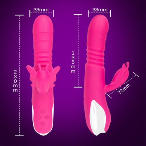 Vibrator fluture cu stimul clitoris si miscare inainte inapoi, cod: gsv-41