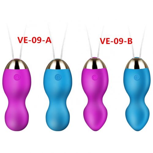 Mini vibrator ou mov sau bleu cu telecomanda, cod produs ve-09-a
