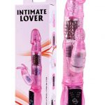 Vibrator roz pentru vagin si clitoris Intimate Lover, cod produs Z041