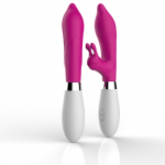 Vibrator roz cu stimul pentru clitoris si punctul G, cod produs: gsv-09-g