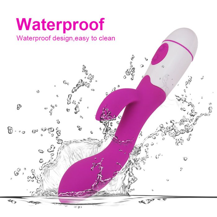 Vibrator pentru clitoris si punctul g, roz, cod produs: gsv-12-ar
