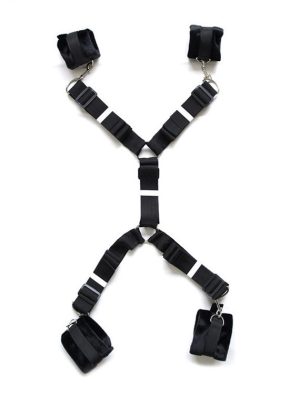 Set bondage pentru mâini și picioare – control erotic și libertate senzuală, cod produs JOC-7