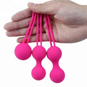 Bile vaginale cu o greutate din silicon medicinal, 12 cm, cod produs: KB-04-1